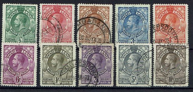 Image of Swaziland SG 11/20 FU British Commonwealth Stamp